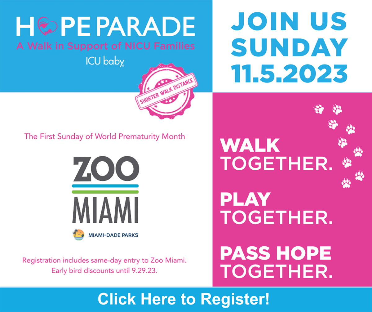 Join us on Sunday, November 5, 2023 for ICU baby's HOPE Parade