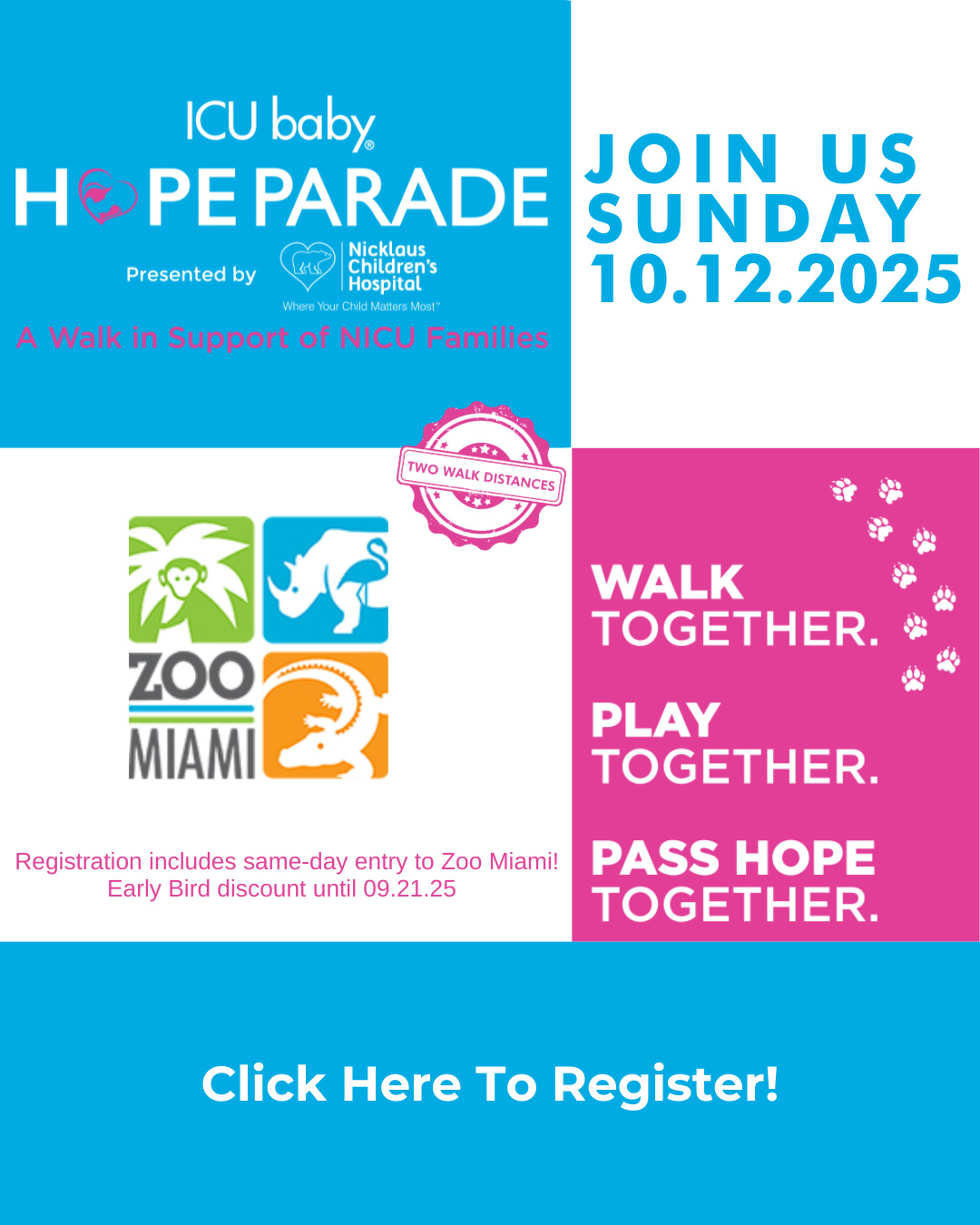 ICU baby's HOPE Parade on Sunday October 12, 2025