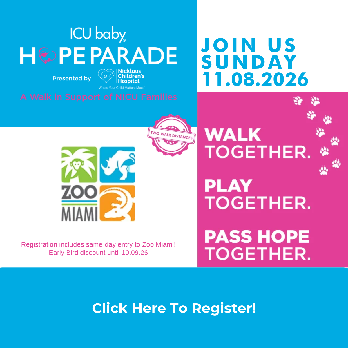 Join us at the HOPE Parade on November 8, 2026